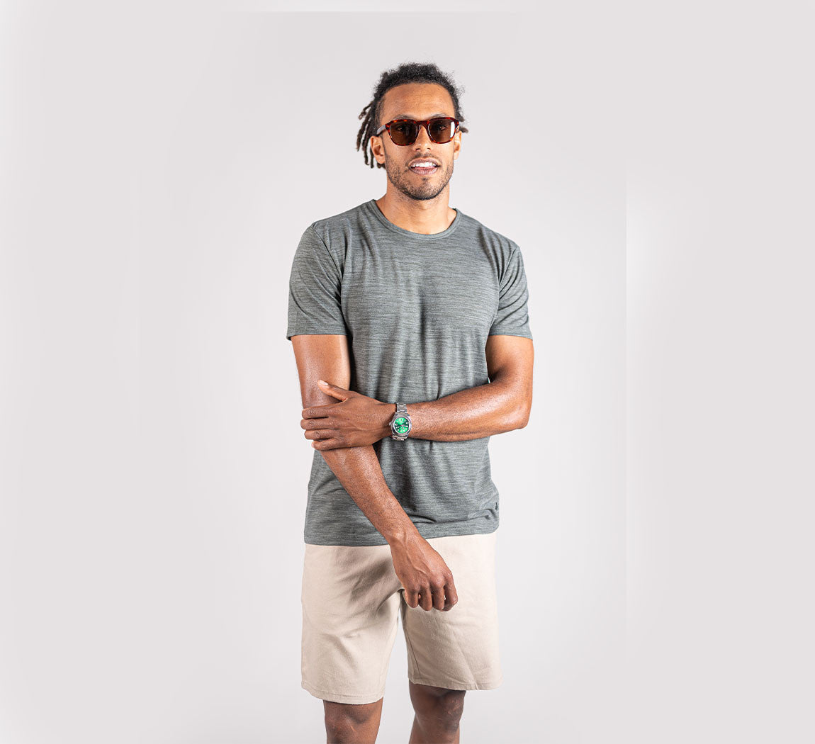 ULTRADRY MERINO T-SHIRT Vert De Gris 
