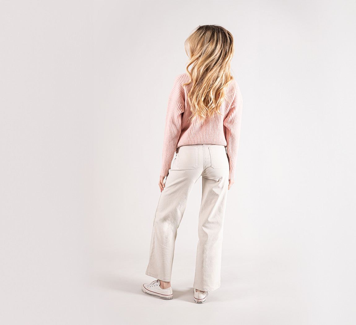 WOMAN CANVAS PANTS Mastic 