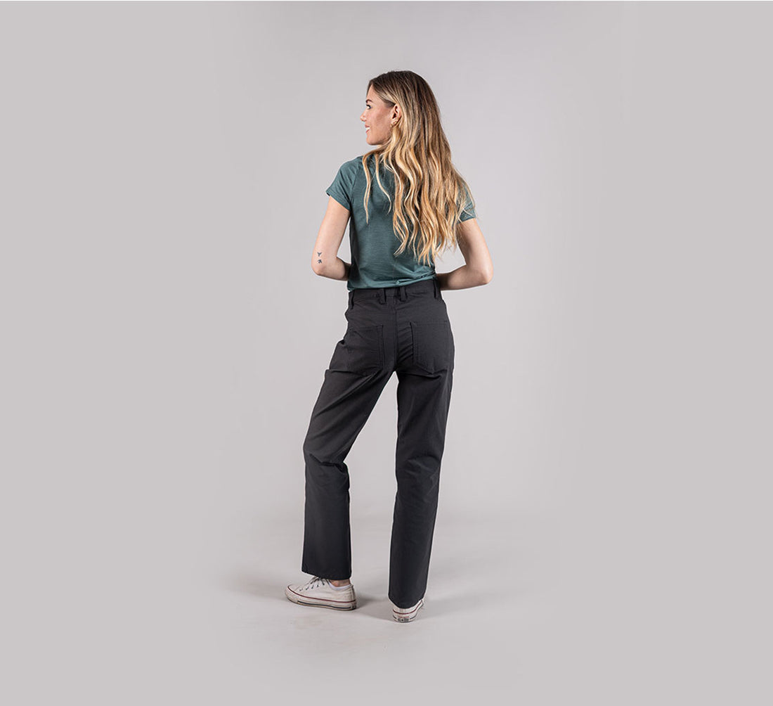 WOMAN EVERYDAY JEANS Gris Anthracite 