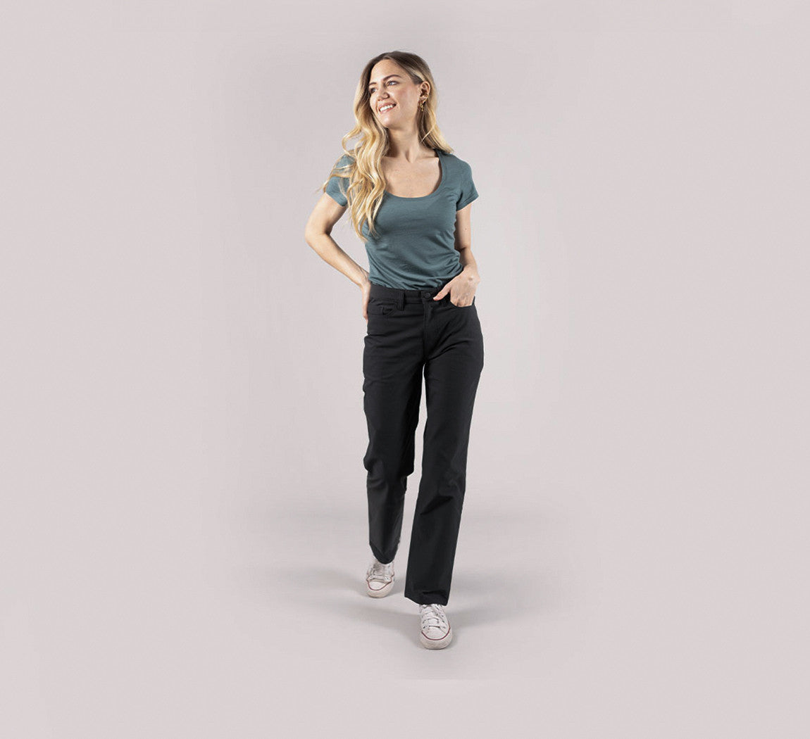 WOMAN EVERYDAY JEANS Gris Anthracite 