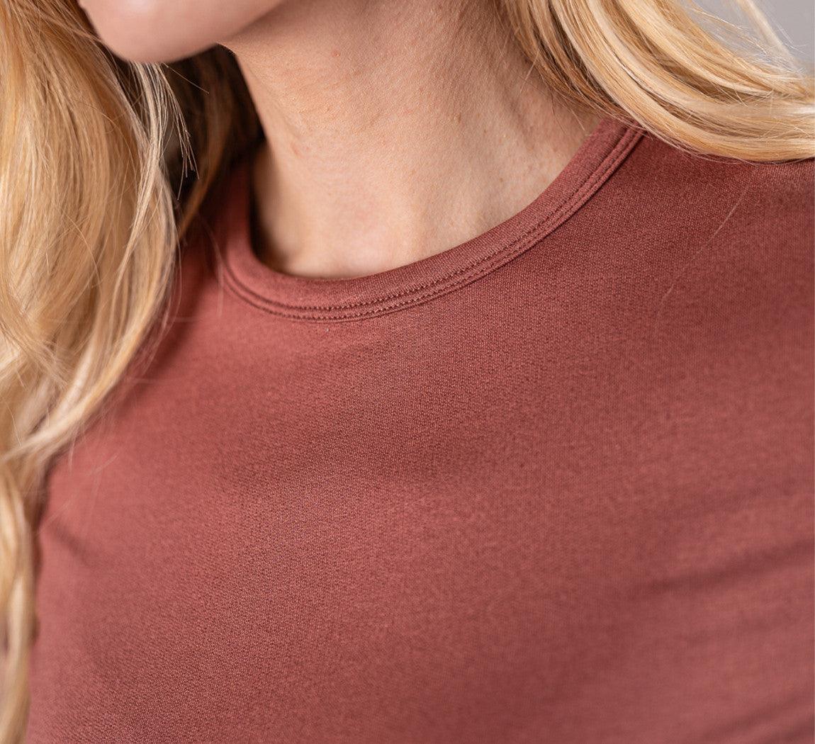 WOMAN EVOLUTION MERINO T-SHIRT Rose 