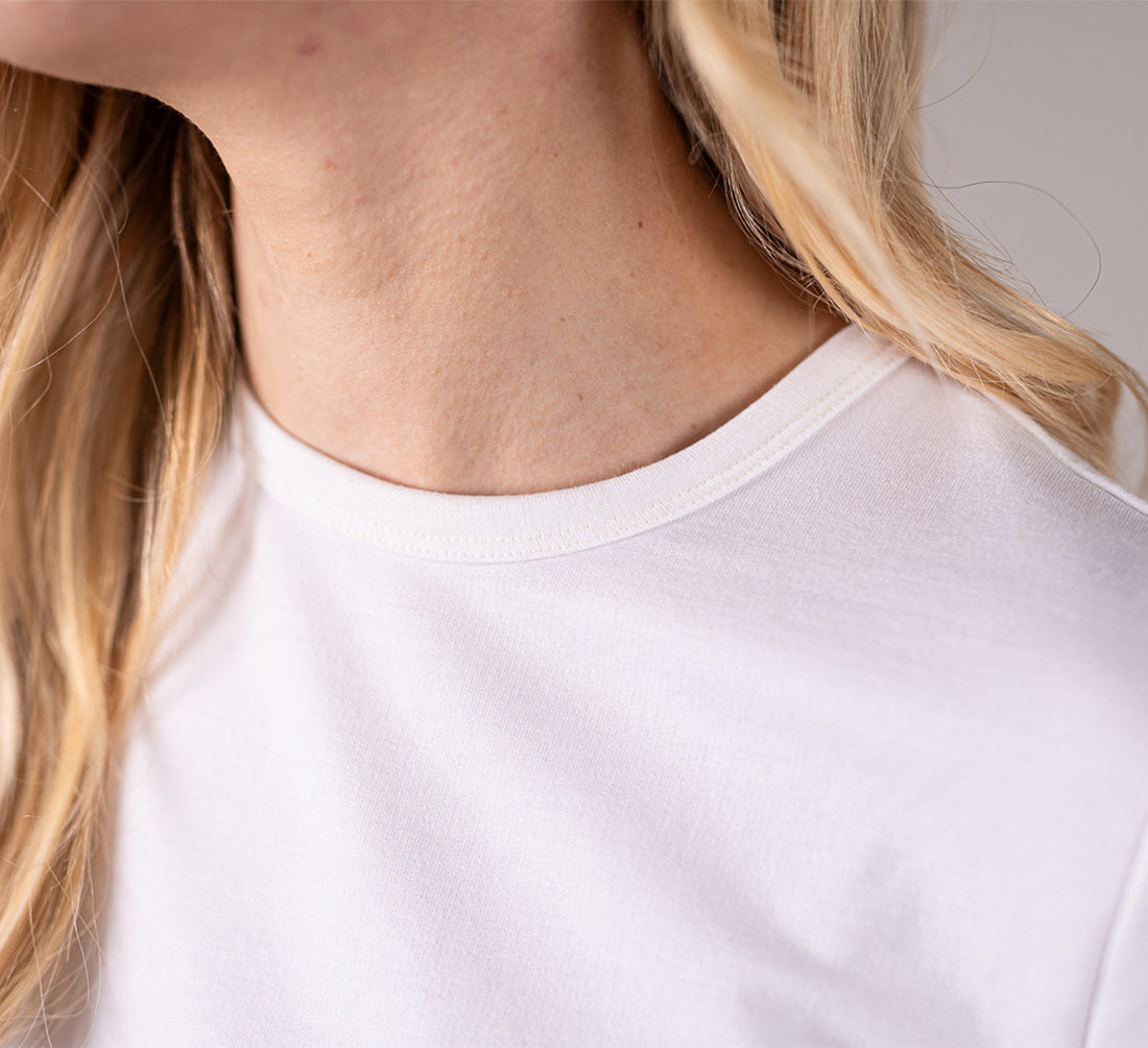 WOMAN EVOLUTION MERINO T-SHIRT Blanc 