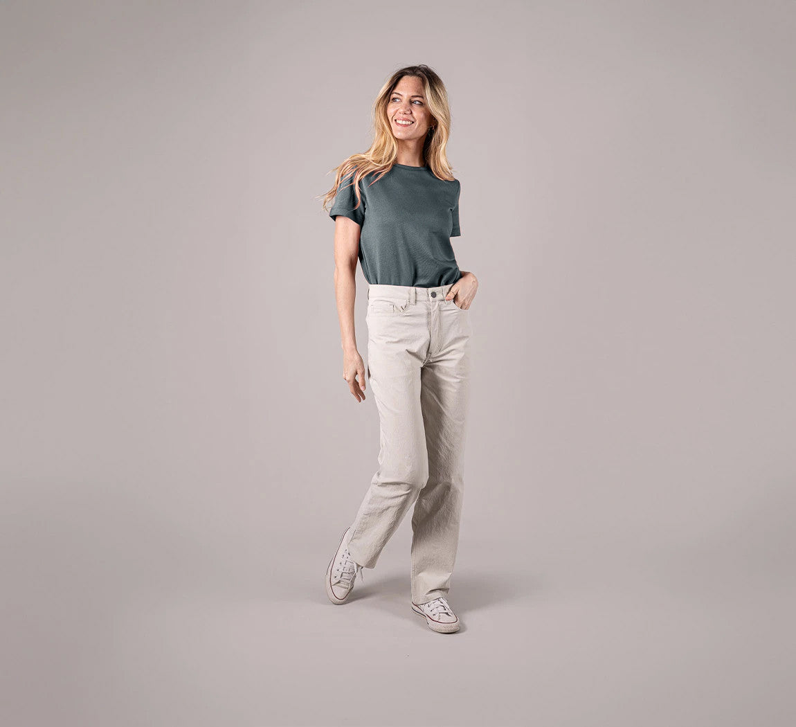 WOMAN EVOLUTION MERINO T-SHIRT Bleu Nuit 