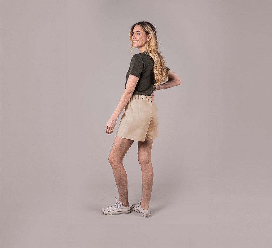 WOMAN HEMP SHORTS Sable 