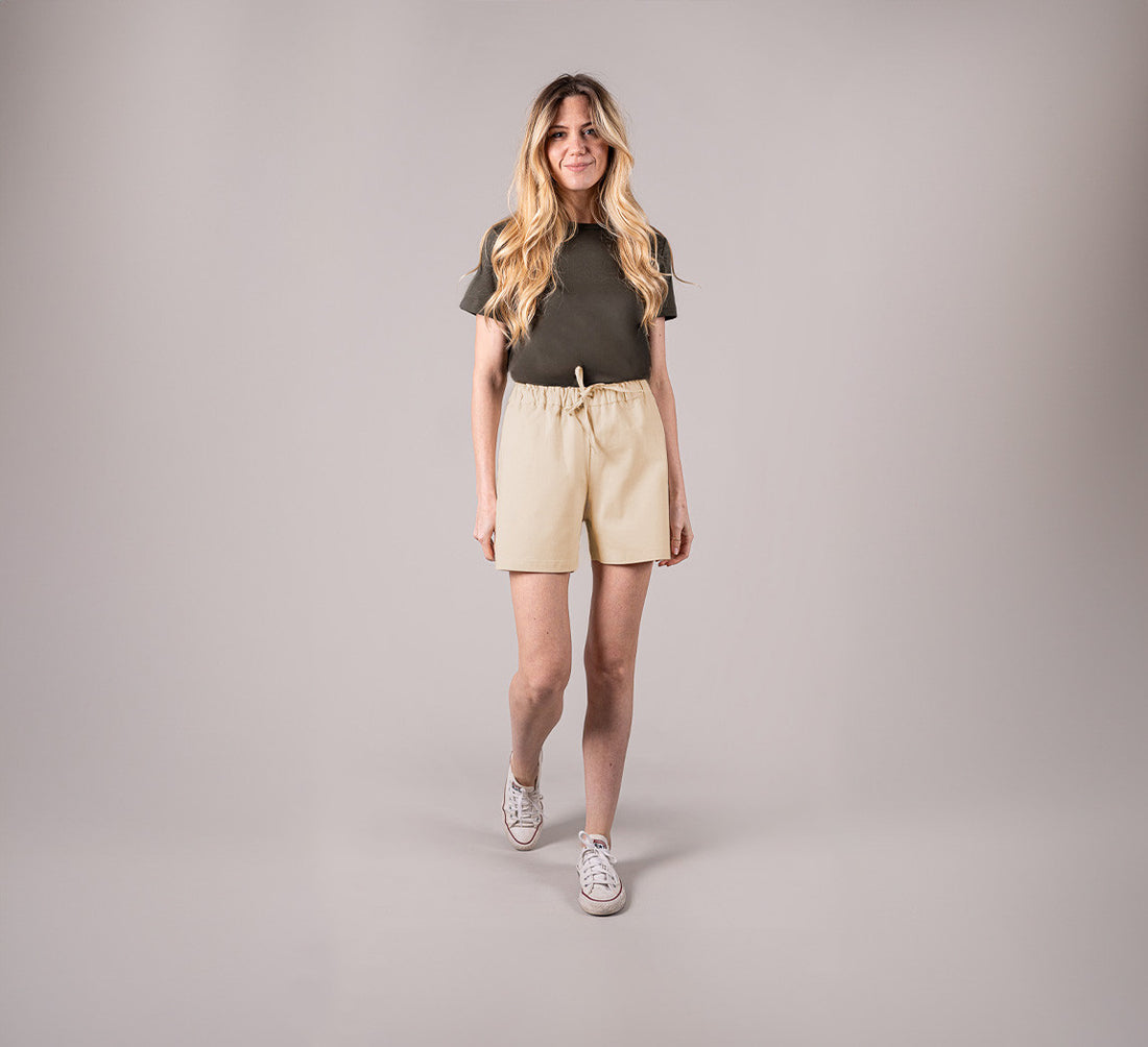 WOMAN HEMP SHORTS Sable 