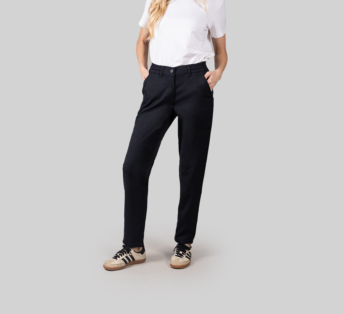 WOMAN MERINO PANTS Gris Anthracite 