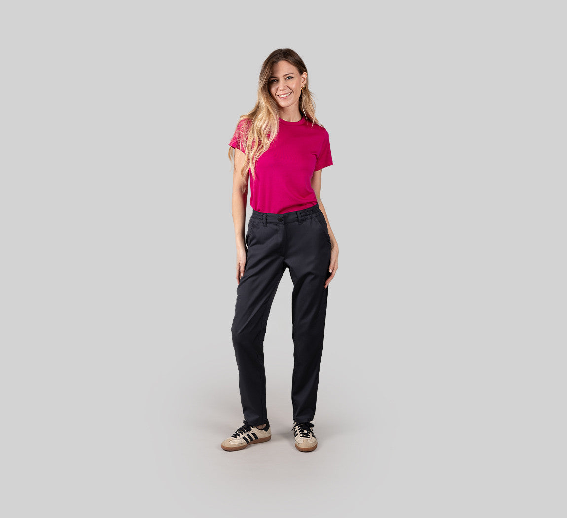 WOMAN PREMIUM MERINO T-SHIRT Fushia 