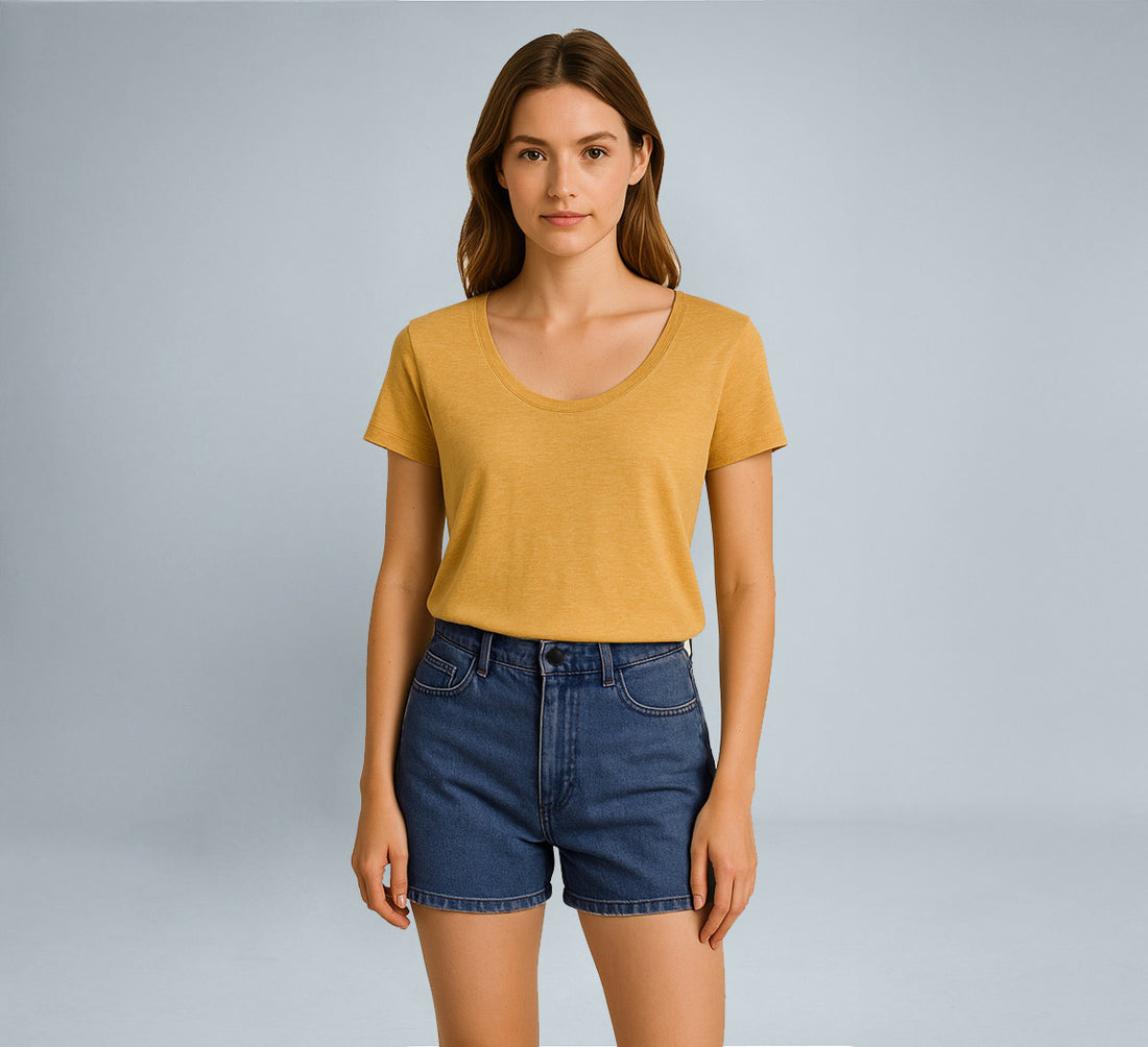 WOMAN SUPERDENIM SHORT Stone 