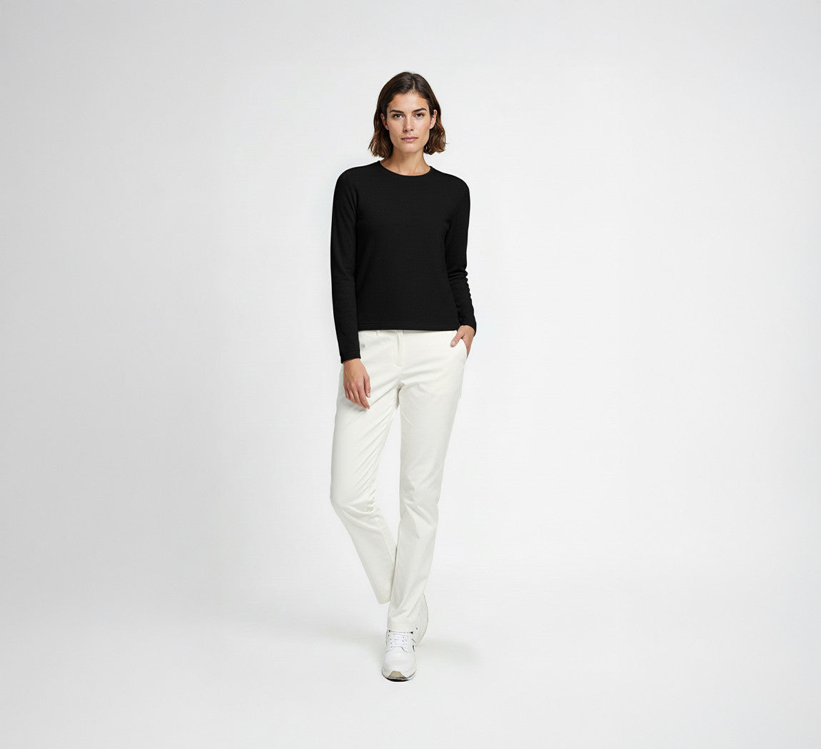 WOMAN ULTRA MERINO PULLOVER Noir 