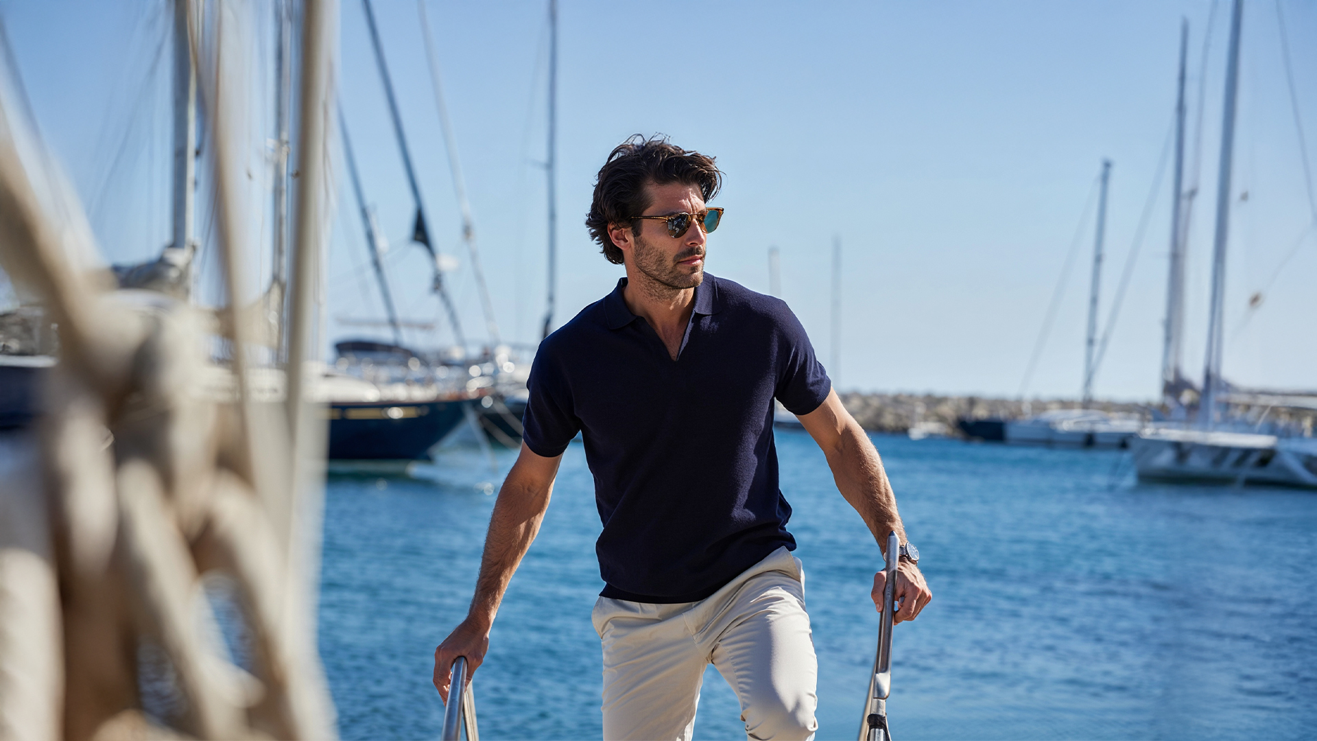 RIVIERA MERINO POLO