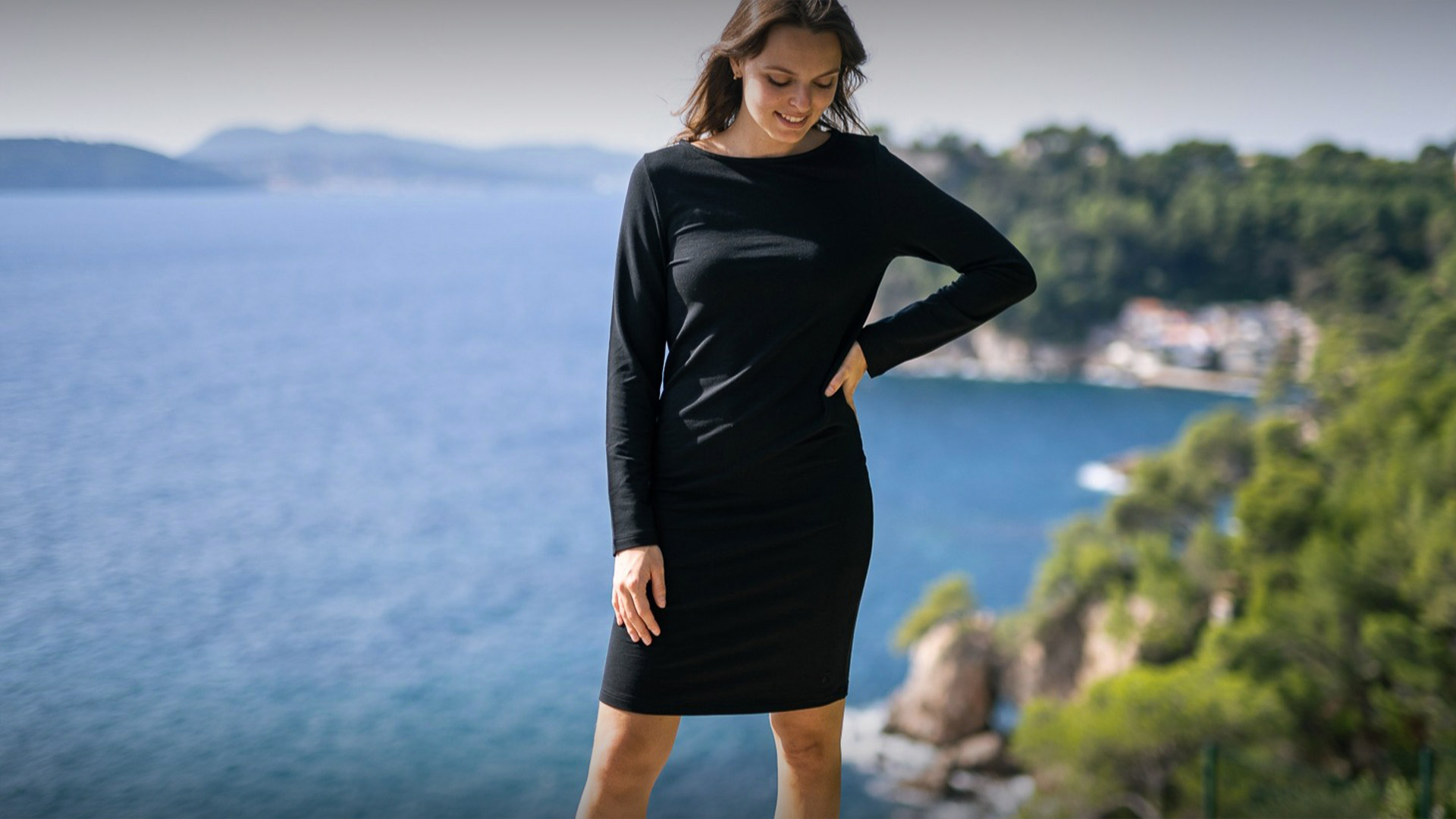 EVOLUTION MERINO LONG SLEEVES DRESS