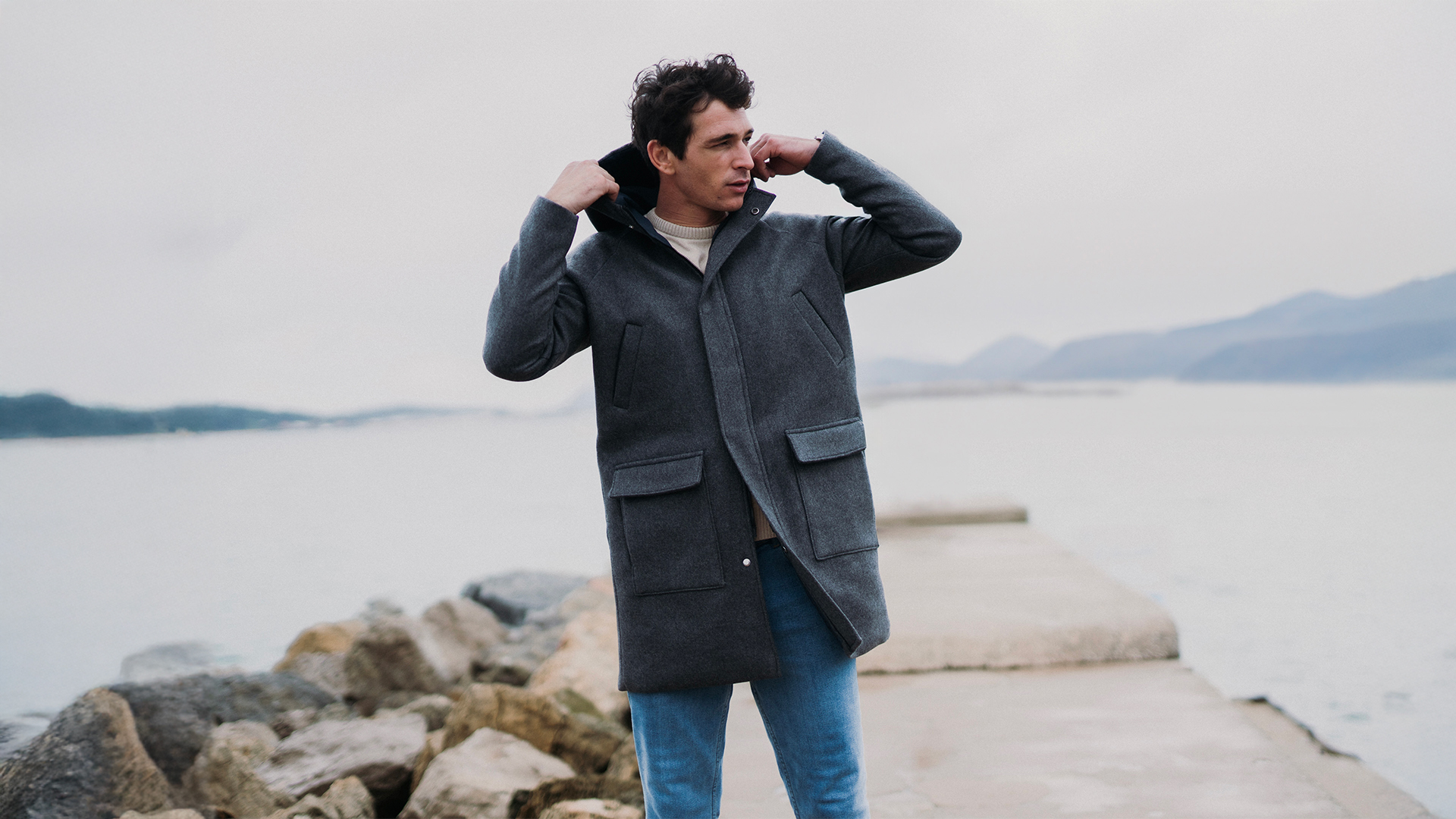 RECYCLED WOOL PARKA