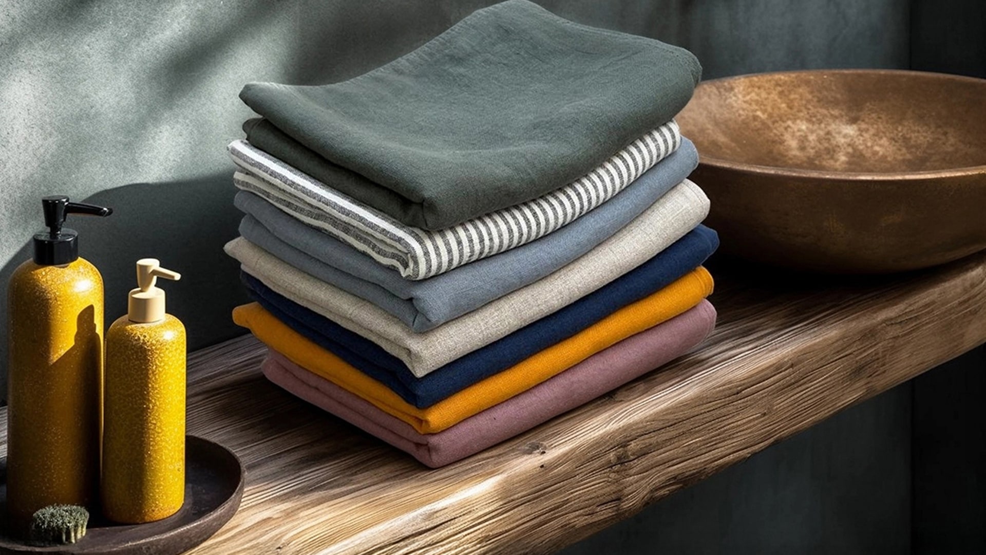 LINEN TRAVEL TOWEL